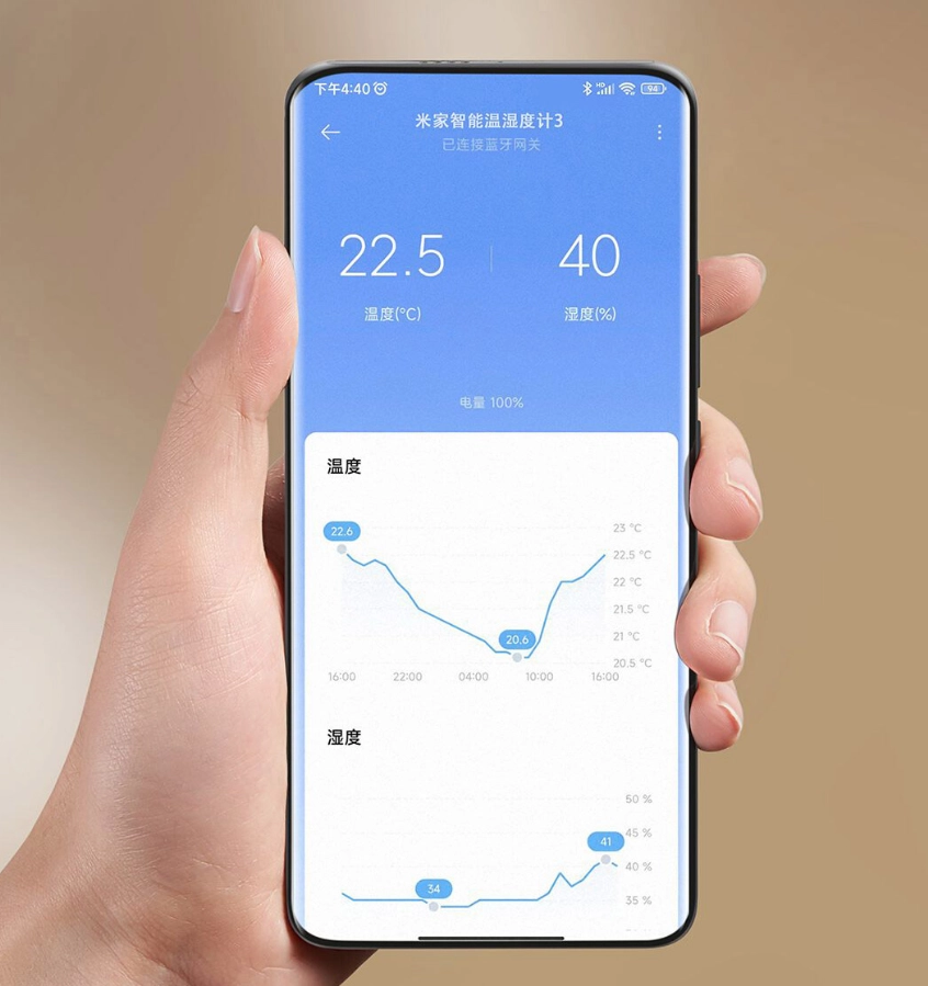 Nhiệt ẩm kế/ Đồng hồ theo dõi độ ẩm và nhiệt độ Xiaomi Mijia 3 MJWSD05MMC